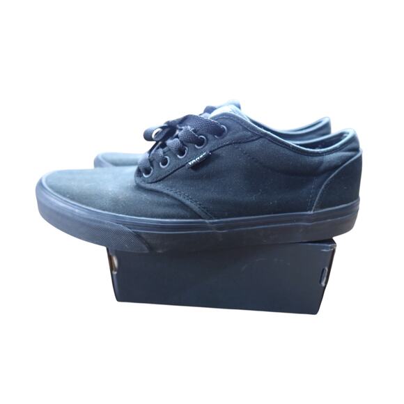 Vans Canvas Black Low Top Skate Shoes Men's 11 - Picture 4 of 8